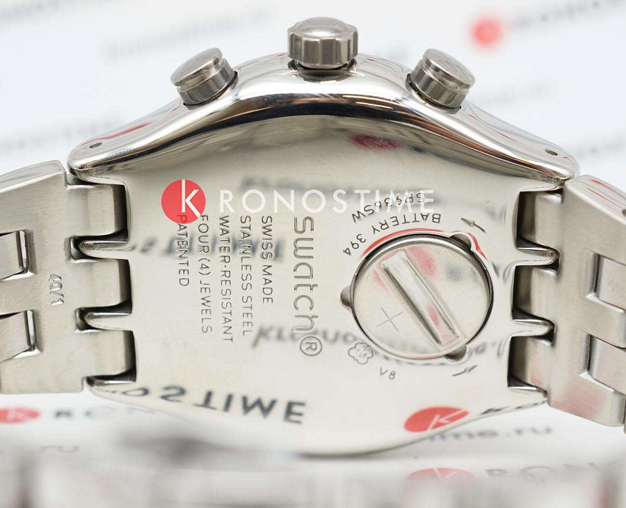 Часы Swatch I New Chrono YVS423GC — нержавеющая сталь, мужские