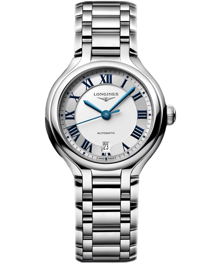 Часы Longines PrimaLuna L8.123.4.71.6 — женские, серебристый
