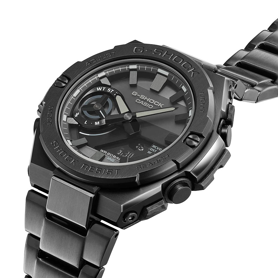 Часы Casio G-Shock GST-B500BD-1ADR (GST-B500BD-1A) — мужские, нержавеющая сталь
