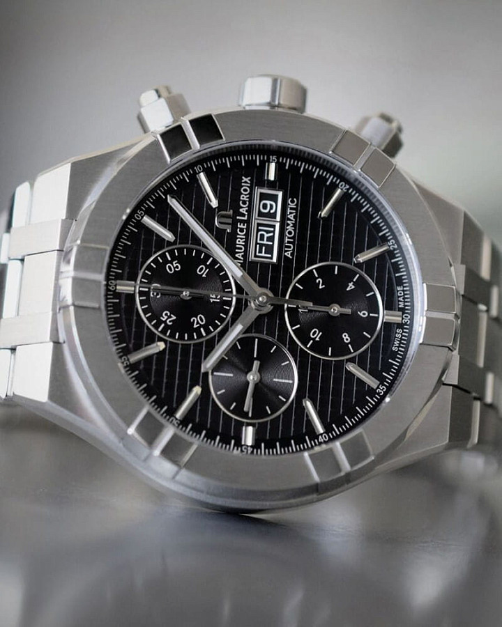 Часы Maurice Lacroix Aikon Automatic Chronograph AI6038-SS002-330-2 — артикул AI6038-SS002-330-2