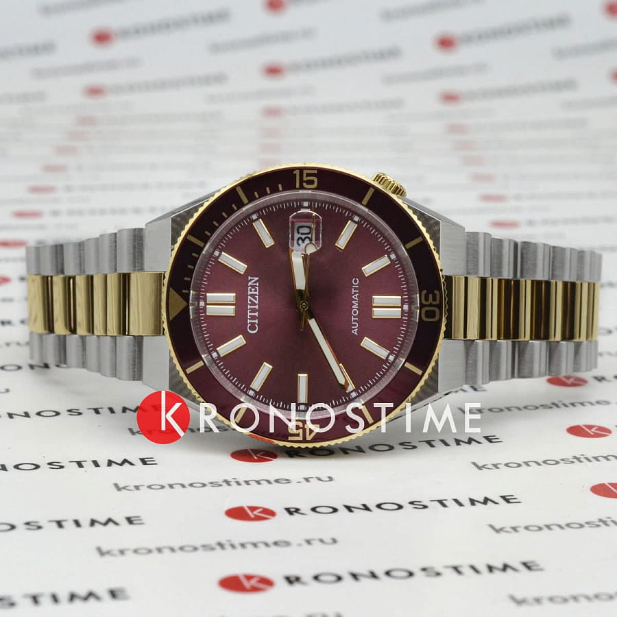 Часы Citizen Tsuyosa NJ0234-58X — механические, сталь металл