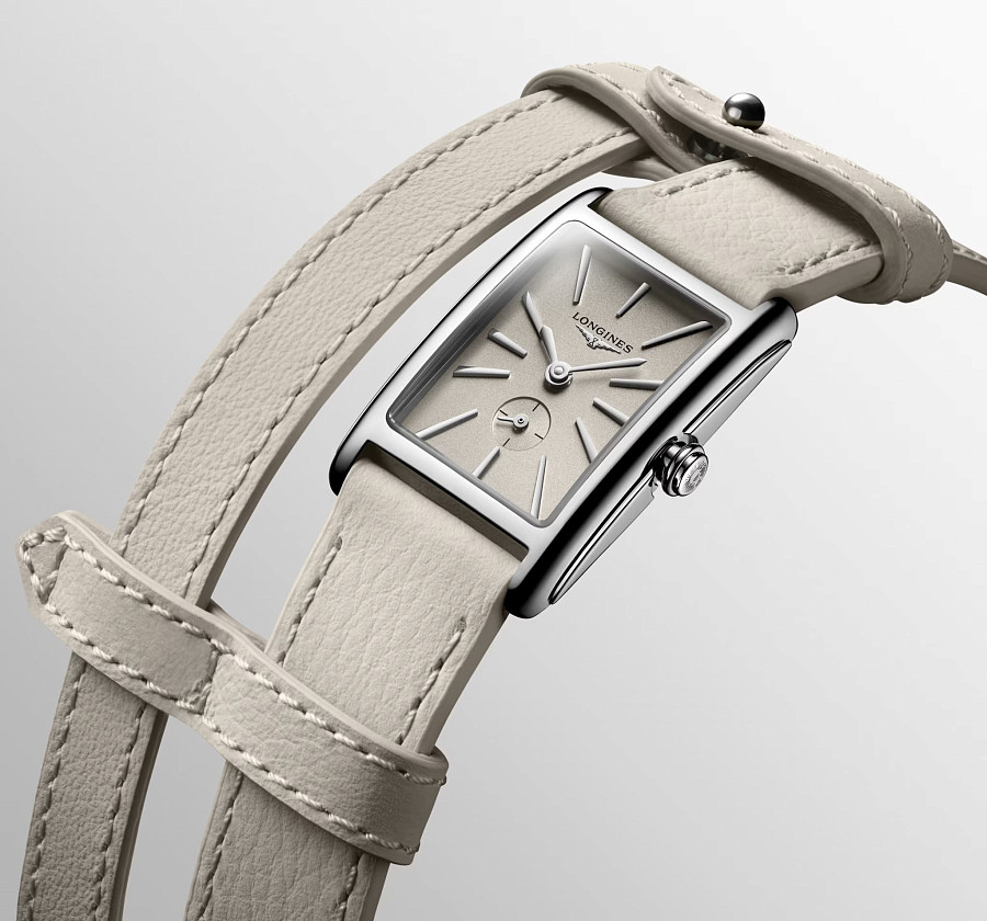 Часы Longines DolceVita X YVY L5.255.4.79.2 — бежевый, металл сталь