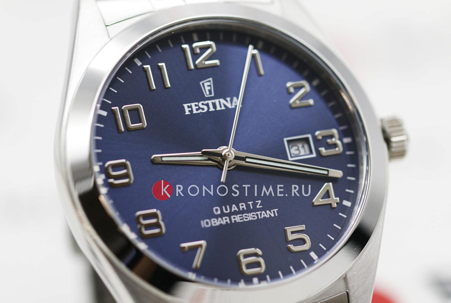 Часы Festina Classics F20437/3 — синий, сталь металл