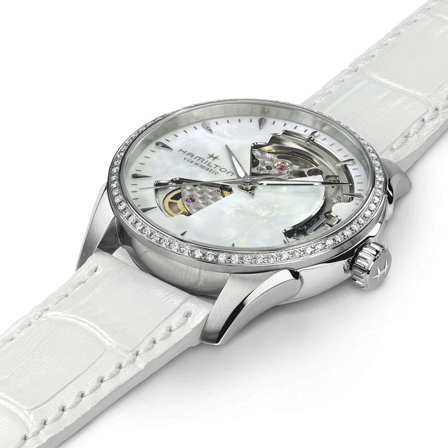 Часы Hamilton Jazzmaster Open Heart Lady Auto H32205890 — сталь, Швейцария
