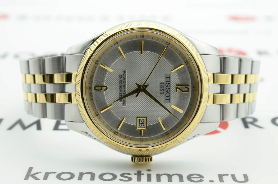 Часы Tissot Ballade Powermatic 80 COSC T108.408.22.037.00 — серебристый, сталь металл