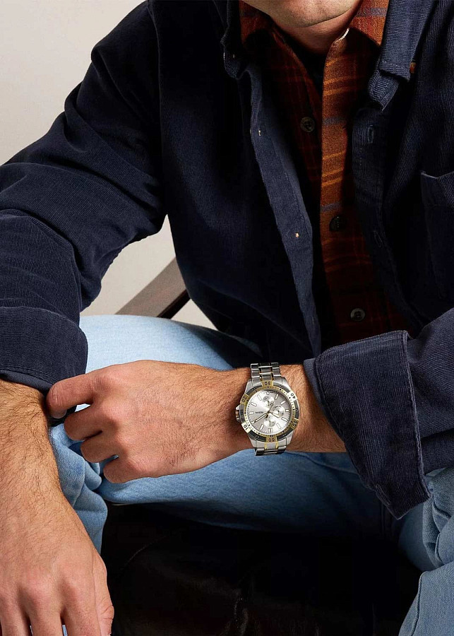 Часы Fossil Garrett FS6148 — нержавеющая сталь с pvd-покрытием, мужские