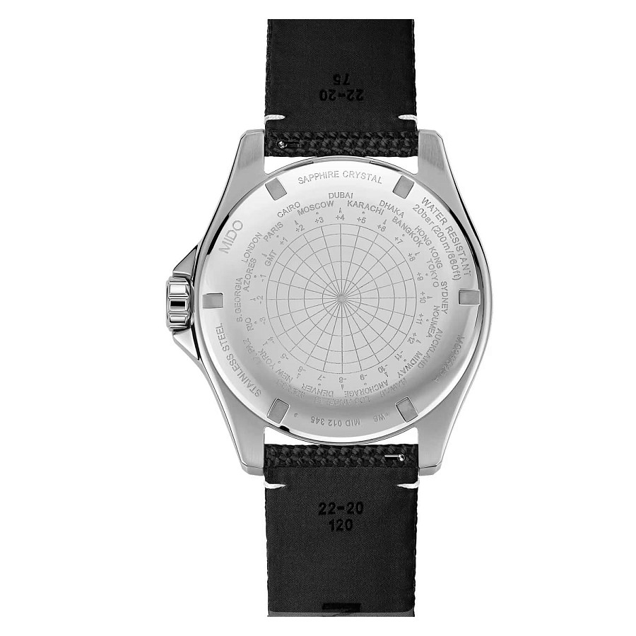 Часы Mido Ocean Star GMT M026.629.17.051.01 — механические, металл сталь