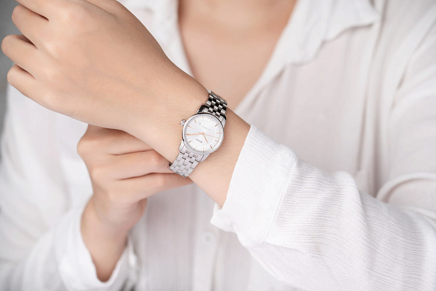 Часы Mido Baroncelli M7600.4.10.1 — механические, сталь металл