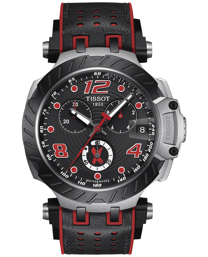 Часы Tissot T-Race Jorge Lorenzo 2020 T115.417.27.057.02 — мужские, черный