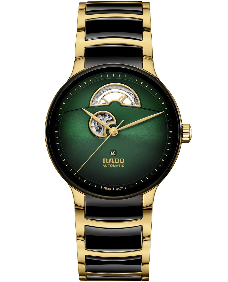Часы Rado Centrix Automatic Open Heart R30008302 — мужские, зеленый