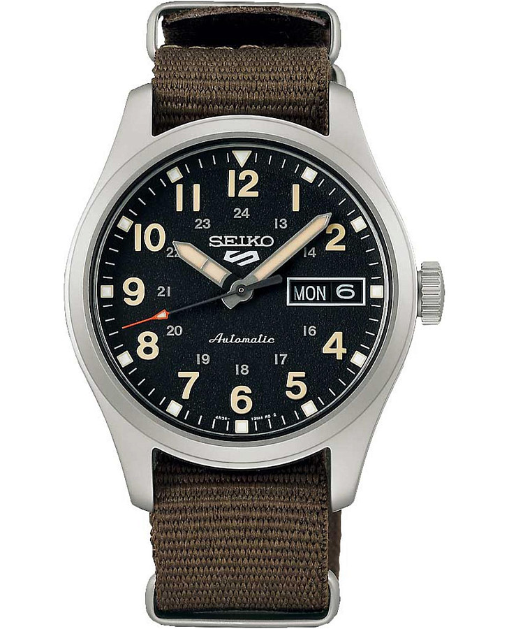 Часы Seiko 5 Sports SRPJ85K1 — мужские, черный
