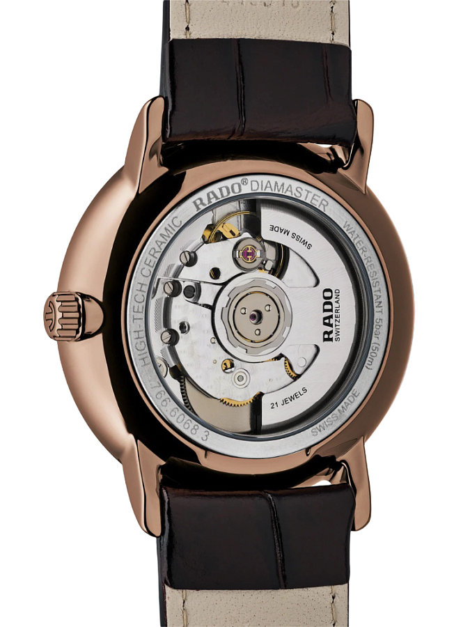 Часы Rado Diamaster Thinline R14068026 — механические, керамика металл