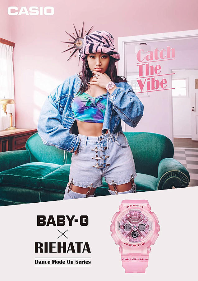 Часы Casio Baby-G BA-130CV-4A — женские, розовый