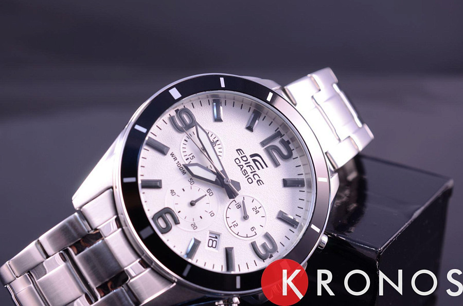 Часы Casio Edifice EFR-553D-7 — сталь металл, Япония