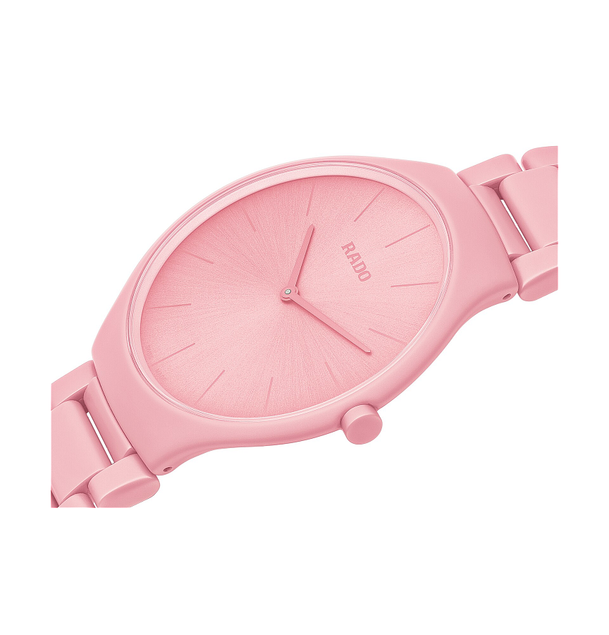 Часы Rado True Thinline Le Corbusier R27094642 — кварцевые, керамика