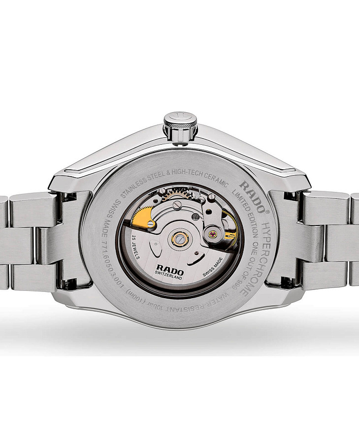 Часы Rado Hyperchrome Automatic UTC R32050153 — металл сталь керамика, Швейцария