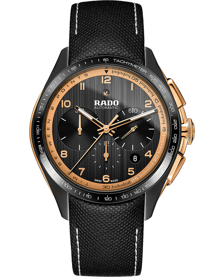 Часы Rado Hyperchrome Automatic Chronograph R32503165 — мужские, черный