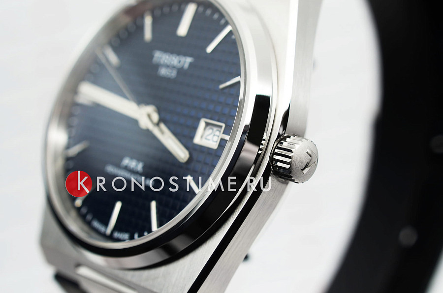 Часы Tissot PRX T137.407.16.041.00 — синий, сталь металл