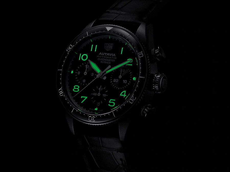 Часы TAG Heuer Autavia CBE511C.FC8280 — кожаный, мужские
