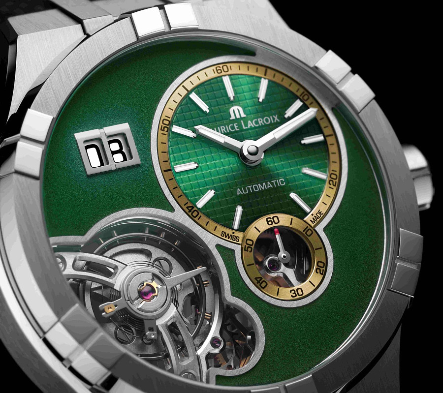 Часы Maurice Lacroix Aikon Tide AI6118-SS00B-630-5 — сталь, Швейцария
