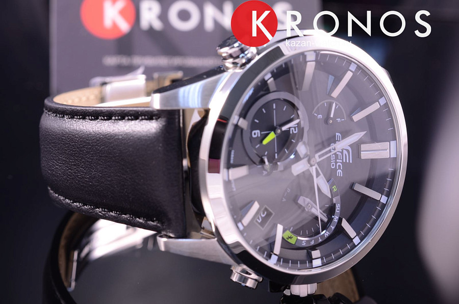 Часы Casio Edifice EQB-700L-1A — автокварц (кинетик), металл сталь