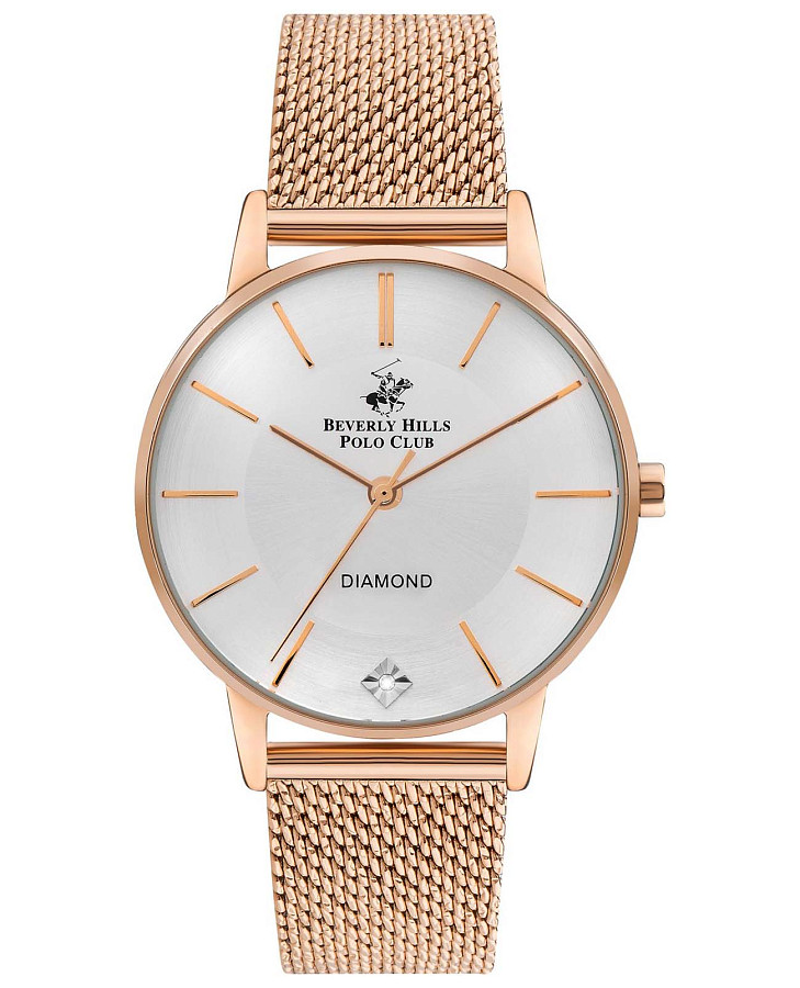Часы Beverly Hills Polo Club BP3394C.430 — женские, серебристый