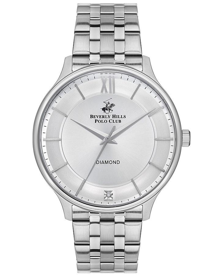 Часы Beverly Hills Polo Club BP3307X.330 — мужские, серебристый