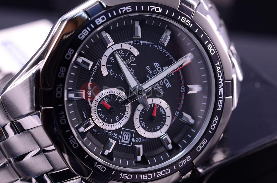 Часы Casio Edifice EF-540D-1A — металл сталь, Япония