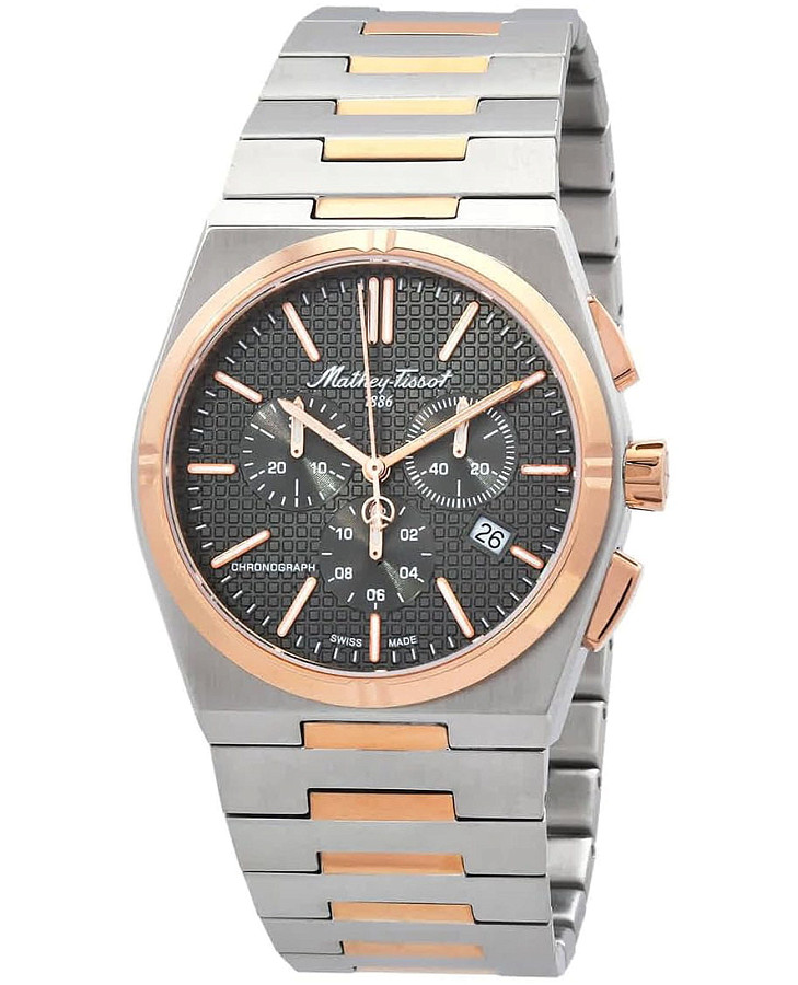 Часы Mathey-Tissot Zoltan H117CHRS — мужские, черный