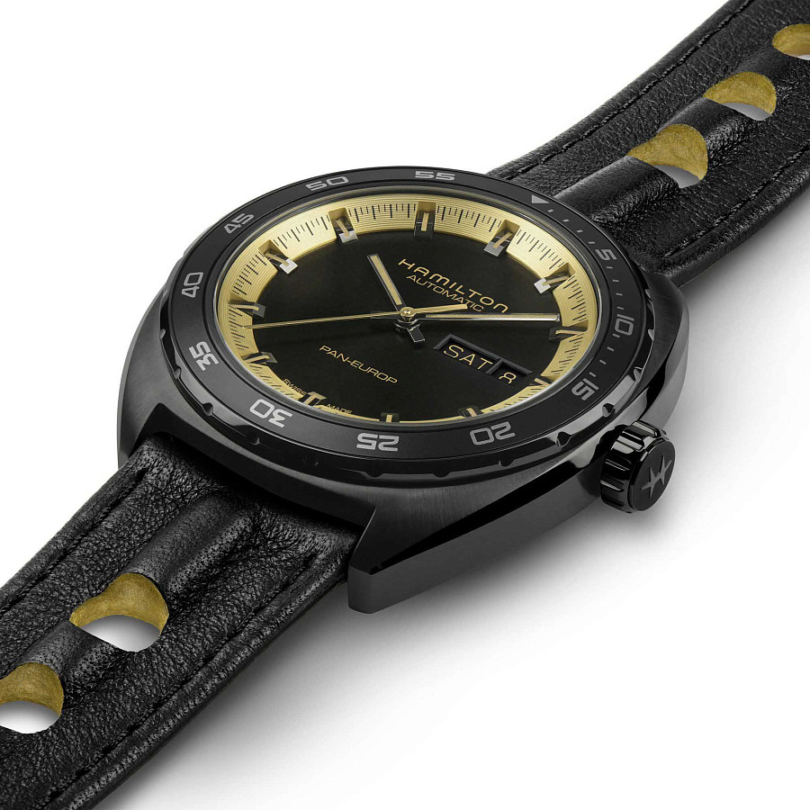 Часы Hamilton American Classic Pan Europ Day Date Auto H35425730 — металл сталь, Швейцария