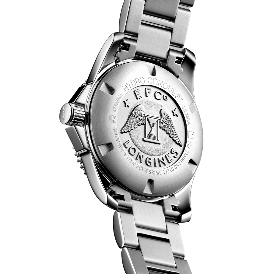 Часы Longines HydroConquest L3.740.4.96.6 — синий, сталь металл