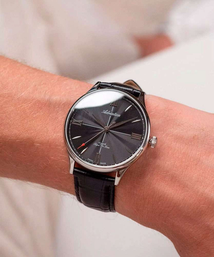 Часы Adriatica Super De Luxe A1230.5264MXL — кожаный, мужские