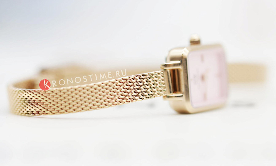 Часы Daniel Wellington Quadro Mini Melrose Blush DW00100650 — кварцевые, Швеция, женские