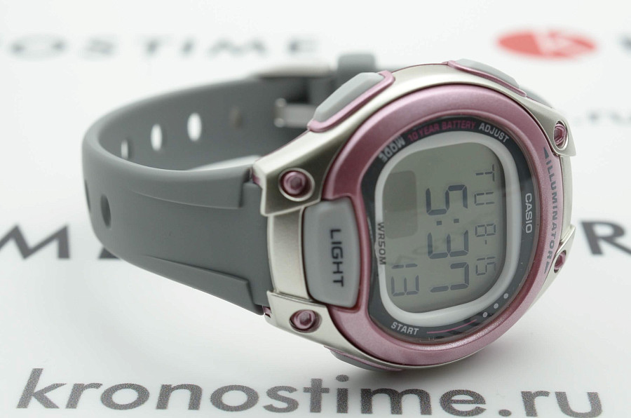 Часы Casio Collection LW-203-8A — серый, пластик