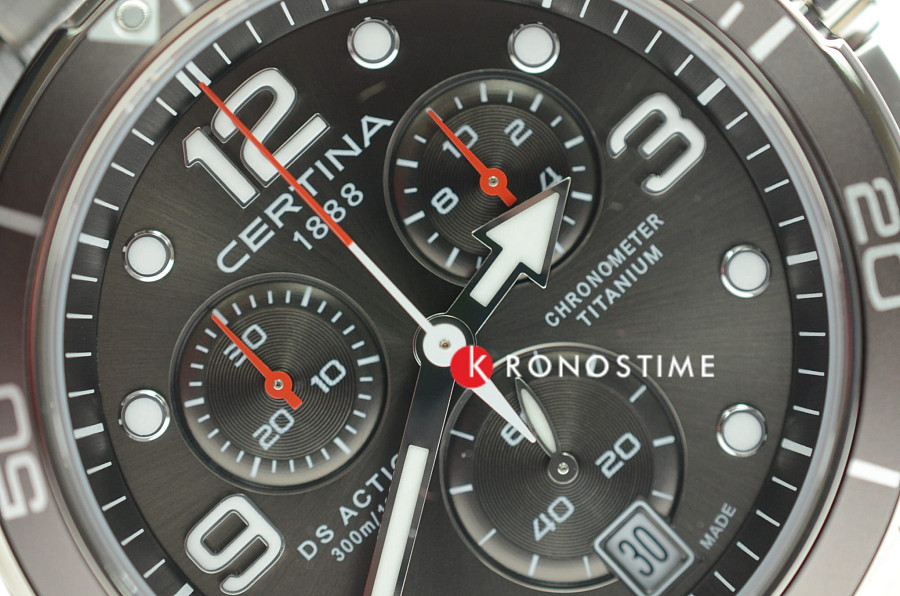 Часы Certina DS Action Chrono COSC C032.434.44.087.00 — титан металл, Швейцария