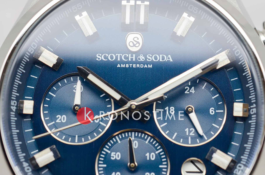 Часы Scotch&Soda SSM.107A — кожаный, мужские