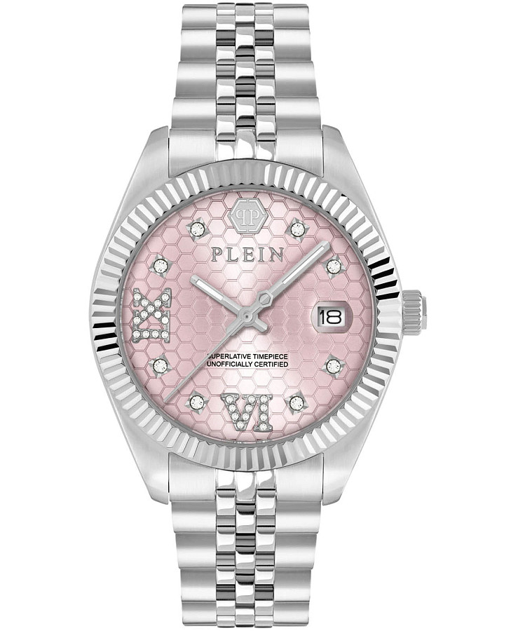 Часы Philipp Plein Date Superlative PWYFA0125 — женские, розовый