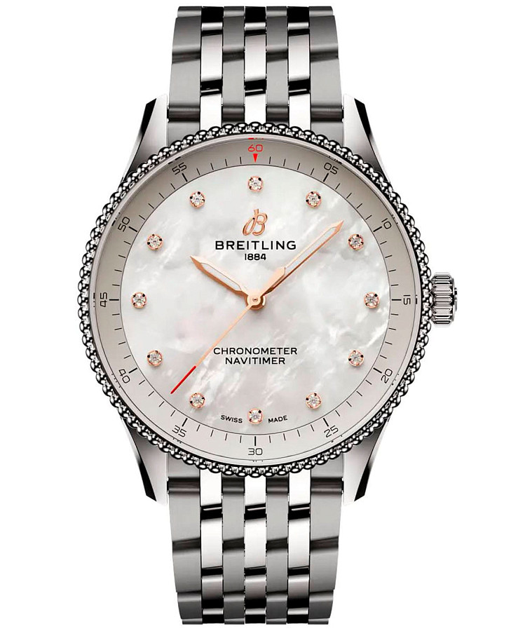 Часы Breitling Navitimer Automatic 32 A77320E61A2A1 — женские, белый