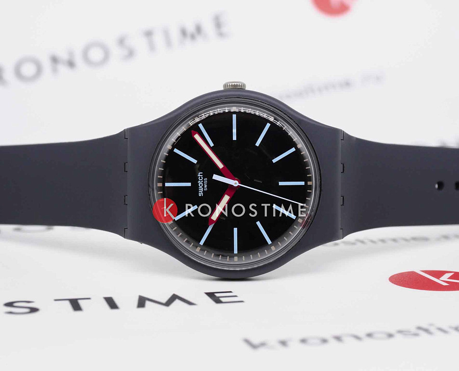 Часы Swatch New Gent Biosourced Lacquered SO29A101 — кварцевые, пластик
