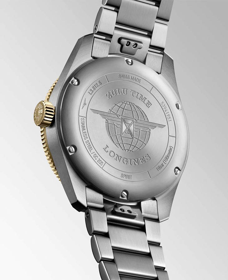 Часы Longines Spirit L3.812.5.53.6 — золото сталь металл, Швейцария