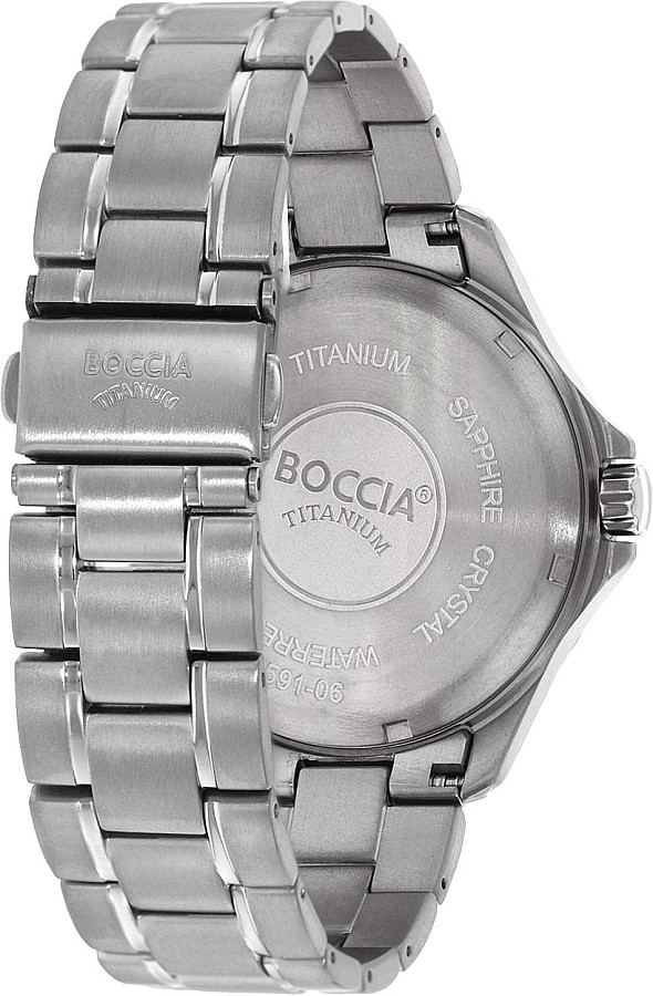 Часы Boccia Titanium Circle-Oval 3591-06 — титан, Германия