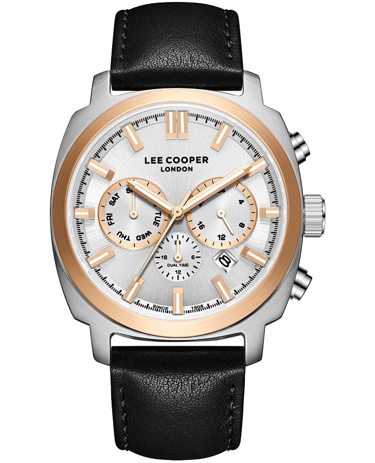 Часы Lee Cooper LC08172.531 — мужские, серебристый