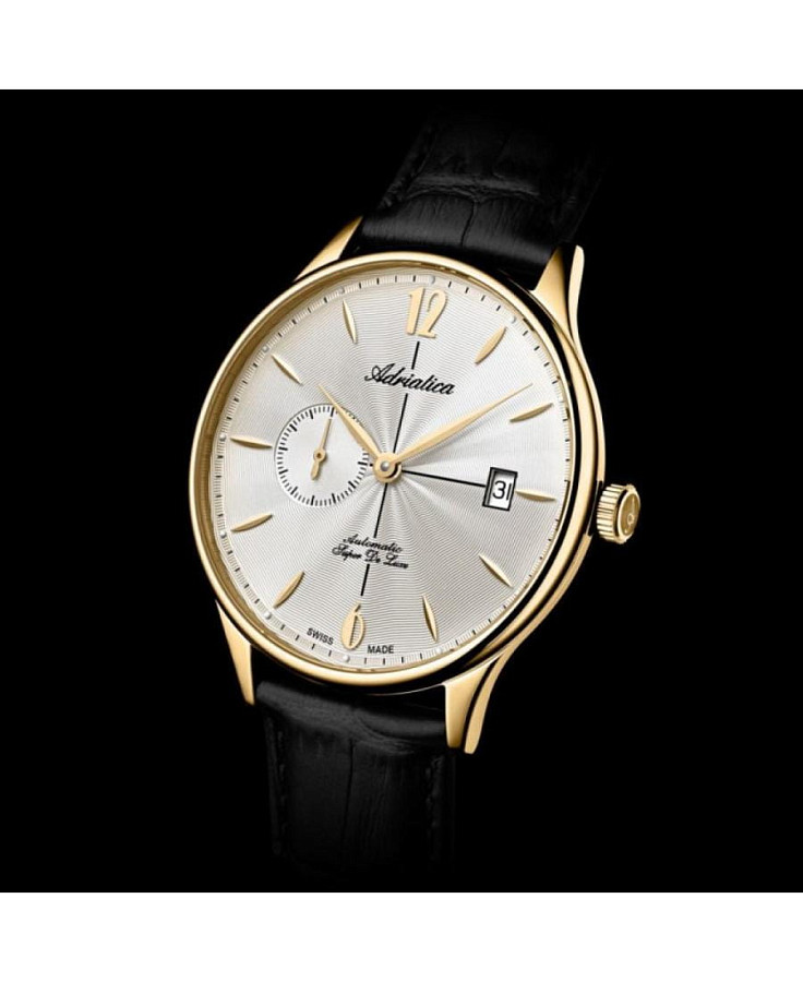 Часы Adriatica A1230.1253A — кожаный, мужские