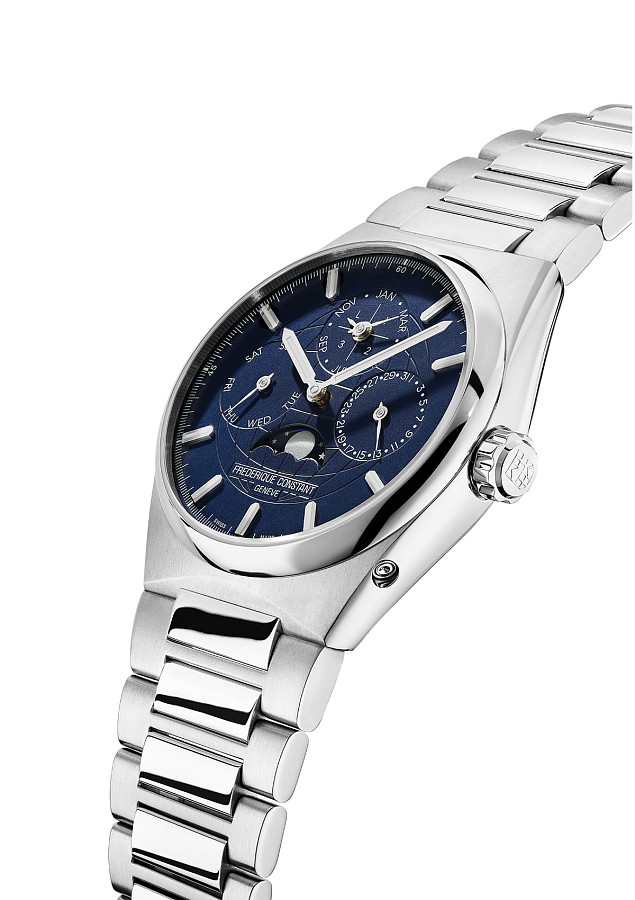 Часы Frederique Constant Highlife Perpectual Calendar Manufacture FC-775N4NH6B — механические, сталь металл