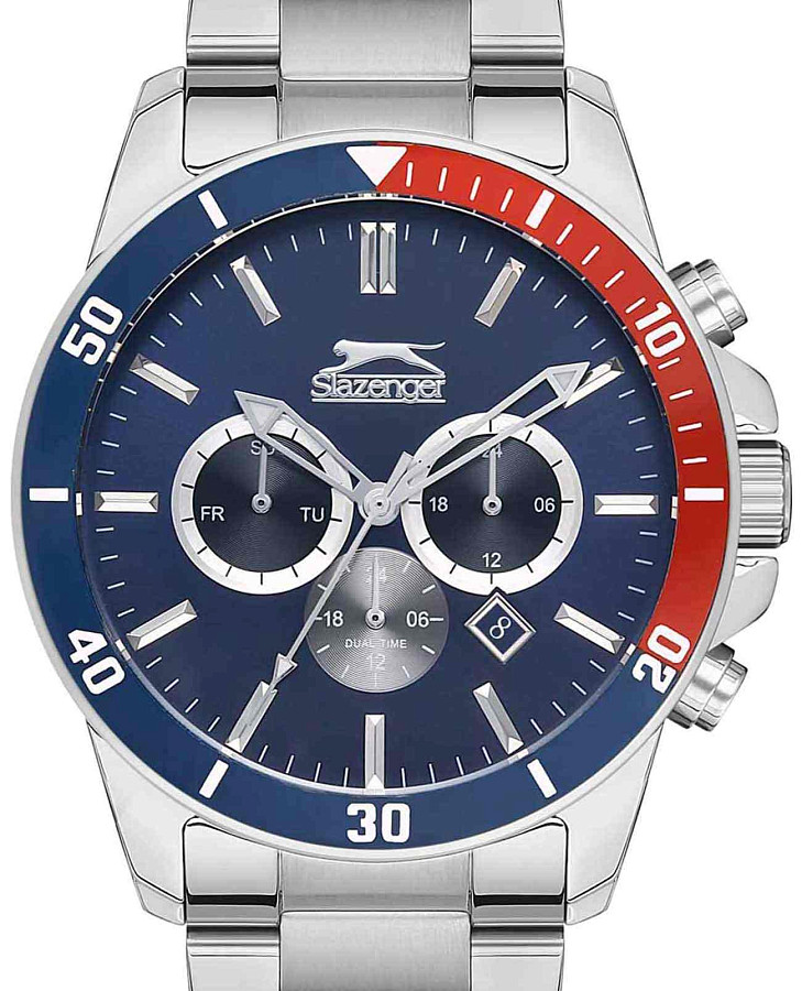 Часы Slazenger SL.09.2147.2.02 — кварцевые, суперметалл металл