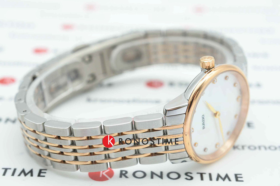 Часы Rado Coupole Classic Diamonds R22897923 — женские, сталь c pvd покрытием