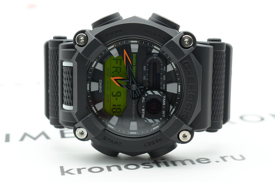 Часы Casio G-Shock GA-900E-1A3 — пластик, мужские