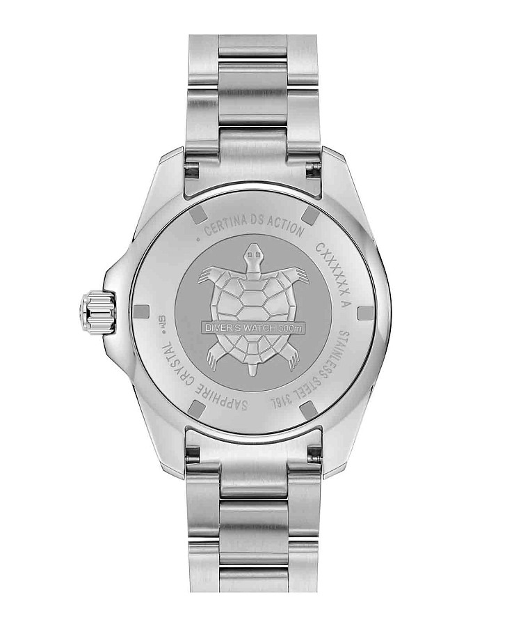 Часы Certina DS Action Diver C032.607.11.041.00 — синий, сталь металл