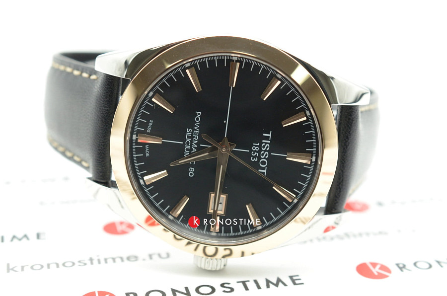 Часы Tissot Gentleman Powermatic 80 Silicium 18K Gold T927.407.46.051.00 — артикул T9274074605100