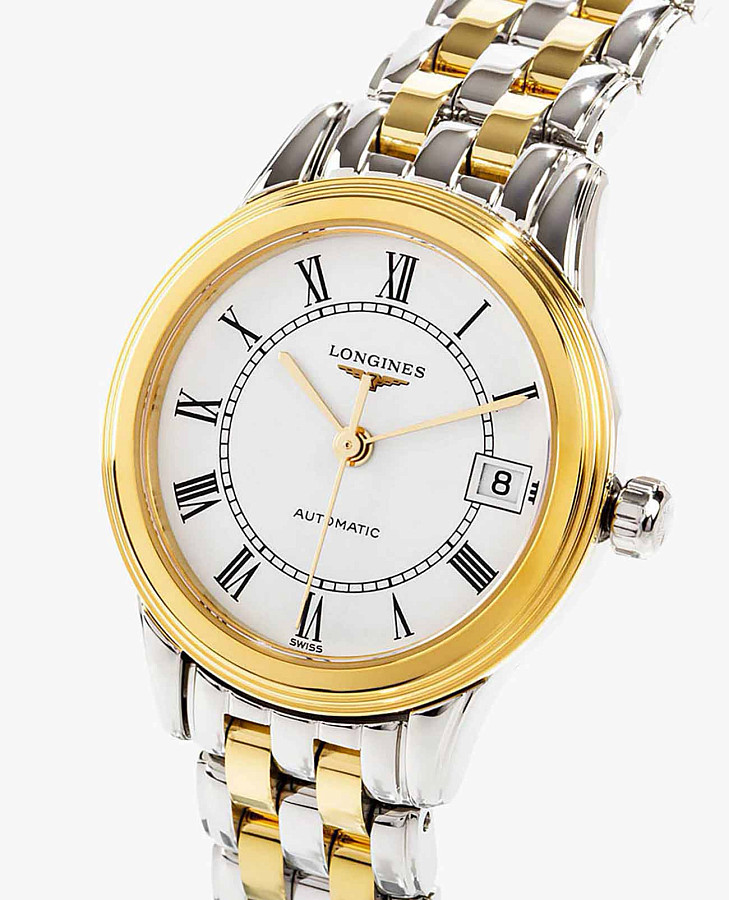 Часы Longines Flagship L4.274.3.21.7 — белый, сталь металл